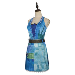 The Twits (2025) Mrs. Twit Blue Green Dress Outfits Cosplay Costume