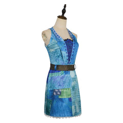 The Twits (2025) Mrs. Twit Blue Green Dress Outfits Cosplay Costume