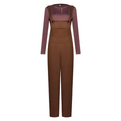 The Wizard Of The Emerald City Ellie Brown Overalls Set Outfits Cosplay Costume