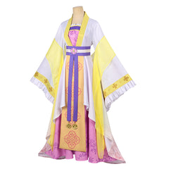 Though I Am An Inept Villainess (2026) Huang Linglin Yellow Purple Set Outfits Cosplay Costume
