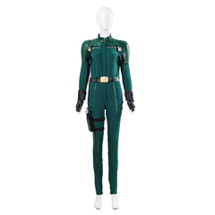Thunderbolts (2025) Black Widow Yelena Belova Green Jumpsuit Outfits Cosplay Costume