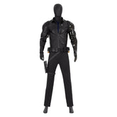 Thunderbolts (2025) Bucky Barnes Winter Soldier Black Set Outfits Cosplay Costume