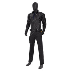 Thunderbolts (2025) Bucky Barnes Winter Soldier Black Set Outfits Cosplay Costume