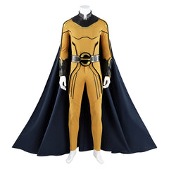 Thunderbolts (2025) Sentry Yellow Jumpsuit Black Cloak Outfits Cosplay Costume