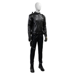 Thunderbolts (2025) Winter Soldier Bucky Barnes Black Leather Set Outfits Cosplay Costume