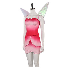 Tinker Bell Rosetta Pink Dress Outfits Cosplay Costume Halloween Carnival Suit