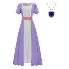Titanic Rose DeWitt Bukater Purple Dress Set Outfits Cosplay Costume