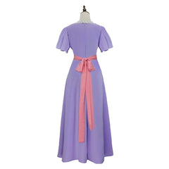Titanic Rose DeWitt Bukater Purple Dress Set Outfits Cosplay Costume