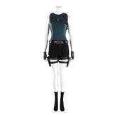 Tomb Raider (2026) Lara Croft Dark Blue Vest Set Outfits Cosplay Costume