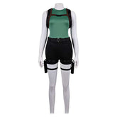 Tomb Raider: Legacy of Atlantis (2026) Lara Croft Green Vest Set Outfits Cosplay Costume