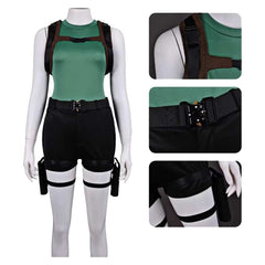 Tomb Raider: Legacy of Atlantis (2026) Lara Croft Green Vest Set Outfits Cosplay Costume