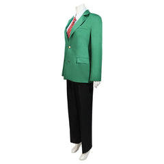 Tomo-chan Is A Girl! Junichirou Kubota Green School Outfits Cosplay Costume