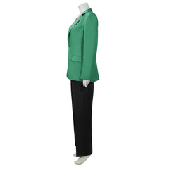 Tomo-chan Is A Girl! Junichirou Kubota Green School Outfits Cosplay Costume