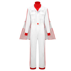 Toy Story (2026) Duke Caboom White Jumpsuit Set Outfits Cosplay Costume