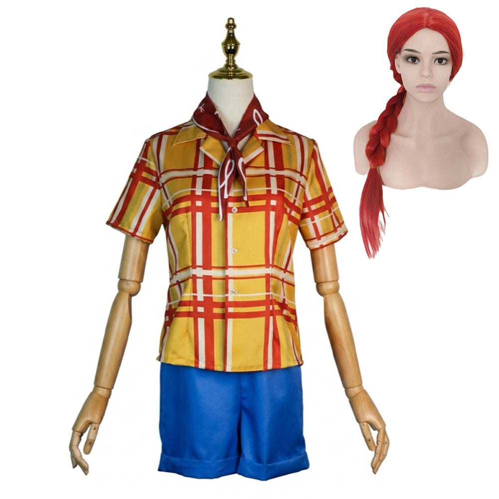 Toy Story (2026) Emily Yellow Shirt Blue Short Set Outfits Cosplay Costume