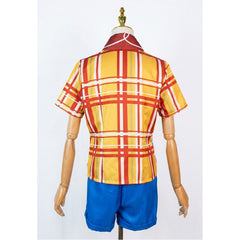 Toy Story (2026) Emily Yellow Shirt Blue Short Set Outfits Cosplay Costume
