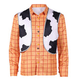 Toy Story (2026) Woody Cowboy Vest Yellow Shirt Set Outfits Cosplay Costume