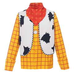 Toy Story (2026) Woody Yellow Shirt Vest Cowboy Outfits Cosplay Costume