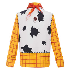 Toy Story (2026) Woody Yellow Shirt Vest Cowboy Outfits Cosplay Costume