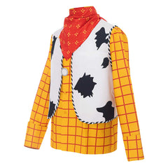 Toy Story (2026) Woody Yellow Shirt Vest Cowboy Outfits Cosplay Costume