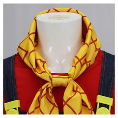 Toy Story Stinky Pete Red Blue Overalls Set Outfits Cosplay Costume