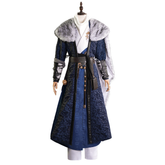 Where Winds Meet (2025) Tianquan Sect Blue Set Wuxia Hanfu Outfits Cosplay Costume