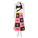 Trish Una Pink Black Top Skirt Set Outfits Cosplay Costume Halloween Suit