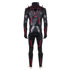 Tron: Ares (2025) Ares Black Red Jumpsuit Set Outfits Cosplay Costume