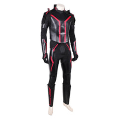 Tron: Ares (2025) Ares Black Red Jumpsuit Set Outfits Cosplay Costume