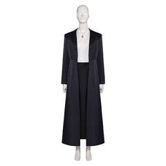 TV Agatha All Along (2024) Agatha Harkness Black Dress OutfitsCosplay Costume  Halloween Carnival Suit