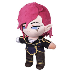 TV Arcane: League Of Legends 2 (2024) Vi Cosplay Plush Toys Cartoon Soft Stuffed Dolls Mascot Birthday Xmas Gift