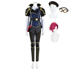 Arcane: League Of Legends 2 (2024) Vi The Piltover Enforcer Outfits Cosplay Costume Halloween Carnival Suit