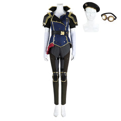 Arcane: League Of Legends 2 (2024) Vi The Piltover Enforcer Outfits Cosplay Costume Halloween Carnival Suit
