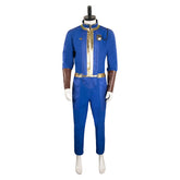 TV Fallout 2024 Vault 111 Dweller Unisex Blue Jumpsuit Cosplay Costume Outfits Halloween Carnival Suit