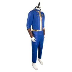 TV Fallout 2024 Vault 111 Dweller Unisex Blue Jumpsuit Cosplay Costume Outfits Halloween Carnival Suit