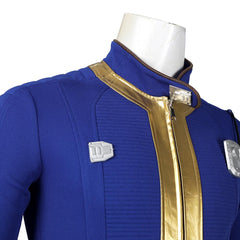 TV Fallout (2024) Shelter Vault 75 Dweller Blue Jumpsuit Outfits Cosplay Costume Halloween Carnival Suit