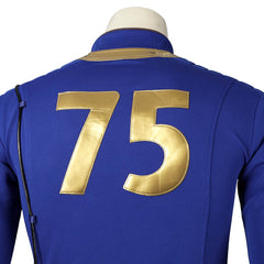 TV Fallout (2024) Shelter Vault 75 Dweller Blue Jumpsuit Outfits Cosplay Costume Halloween Carnival Suit