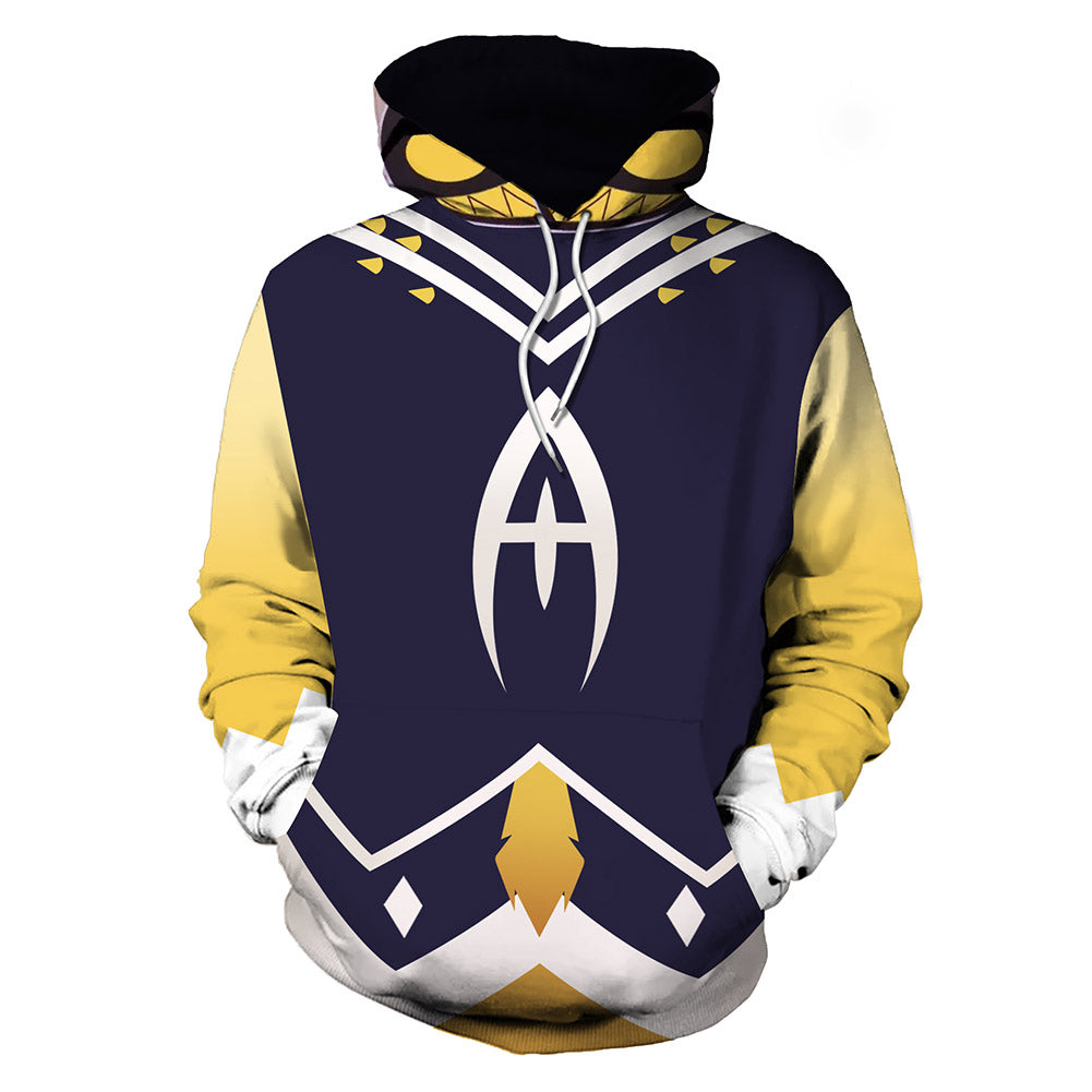 TV Hazbin Hotel (2024) Adam Blue Hoodie Outfits Cosplay Costume Halloween Carnival Party Suit
