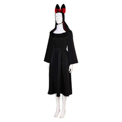 TV Hazbin Hotel (2024) Alastor Nun Black Dress Set Outfits Cosplay Costume Halloween Carnival Suit
