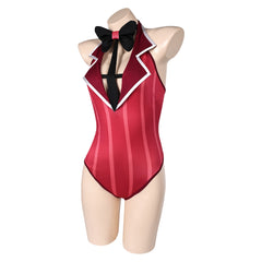 TV Hazbin Hotel (2024) Alastor Red Swimsuit Cosplay Costume Outfits Halloween Carnival Suit