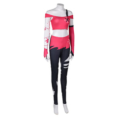 TV Hazbin Hotel (2024) Cherri Bomb Red Outfits Cosplay Costume Halloween Carnival Suit