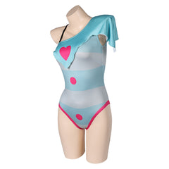 TV Helluva Boss 2 (2024) Fizzarolli Blue Swimsuit Outfits Hazbin Hotel Cosplay Costume Halloween Carnival Suit - Coshduk