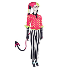 TV Helluva Boss Season 2 (2024) Fizzarolli Red Polka DotOutfits Hazbin Hotel Cosplay Costume Halloween Carnival Suit