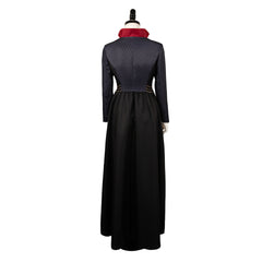 TV House Of The Dragon Season 2 (2024) Rhaenyra Targaryen Black Stand Collar Dress Outfits Cosplay Costume Halloween Carnival Suit