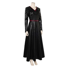 TV House Of The Dragon Season 2 (2024) Rhaenys Targaryen Warrior Black Outfits Cosplay Costume Halloween Carnival Suit