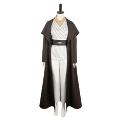 TV The Acolyte (2024) Master Indara White Jedi Outfits Cosplay Costume Halloween Carnival Suit