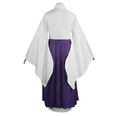 Uraume White Black Robe Monk Set Outfits Cosplay Costume Halloween Suit