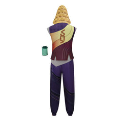 Valorant Miks Yellow Vest Pants Set Outfits Cosplay Costume Halloween Suit