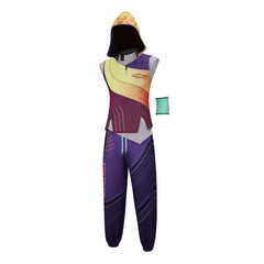 Valorant Miks Yellow Vest Pants Set Outfits Cosplay Costume Halloween Suit