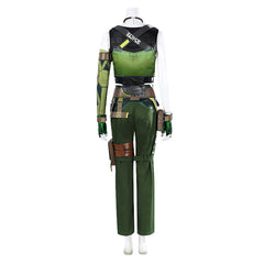 Valorant Skye Green Set Outfits Cosplay Costume